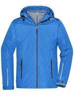 James&Nicholson 3-in-1-Jacke mit Fleece-Innenjacke für Herren, Black/Black S, JN1154 – Royal/Black