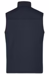 James&Nicholson Softshell-Weste aus Recyclingmaterial für Herren, Graphite L, JN1170 – Bild 3