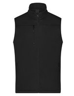 James&Nicholson Softshell-Weste aus Recyclingmaterial für Herren, Black S, JN1170 – Bild 2