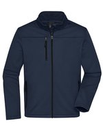 James&Nicholson Softshell Jacke aus recyceltem Polyester für Herren, Black S, JN1172 – Navy