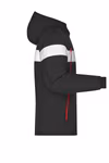 James&Nicholson Winter Sports Jacket with DuPont™ Padding for Men, Black/White S, JN1174 – image 5