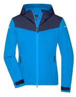 James&Nicholson Allwetterjacke mit TPU-Membran für Damen, Black XS, JN1179 – Bright Blue/Navy/Bright Blue