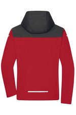 James&Nicholson Allwetterjacke aus recyceltem Polyester für Herren, Black S, JN1180 – Bild 4