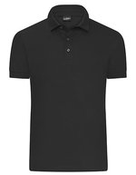 James&Nicholson Poloshirt aus mercerisierter Baumwolle für Herren, Black S, JN1300 – Bild 2