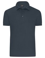 James&Nicholson Poloshirt aus mercerisierter Baumwolle für Herren, Black S, JN1300 – Graphite