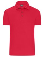 James&Nicholson Poloshirt aus mercerisierter Baumwolle für Herren, Black S, JN1300 – Light Red