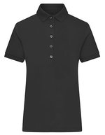 James&Nicholson Mercerisierte Baumwoll-Polo mit Kragen für Damen, Black XS, JN1301 – Bild 2