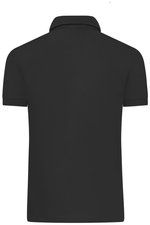 James&Nicholson Mercerisierte Herren Polo Slim Fit, Black M, JN1302 – Bild 4