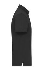 James&Nicholson Mercerisierte Herren Polo Slim Fit, Black M, JN1302 – Bild 6