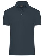 James&Nicholson Mercerisierte Herren Polo Slim Fit, Black M, JN1302 – Graphite