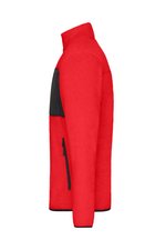 James&Nicholson Fleecejacke mit Brusttasche für Herren, Black/Black S, JN1312 – Bild 5