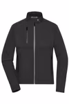 James&Nicholson Softshell Jacket with Quilted Details for Women, Black XS, JN1315 – image 3
