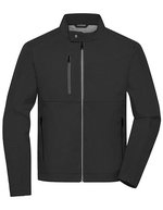 James&Nicholson Softshell-Jacke mit BIONIC-FINISH®ECO für Herren, Black S, JN1316 – Bild 2