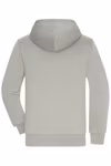 James&Nicholson Doubleface Jacket with Hood for Men, Graphite/Nature S, JN1320 – image 3