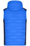 James&Nicholson Hybridweste mit Sorona® Wattierung für Herren, Blue/Navy 3XL, JN1328 – Bild 3