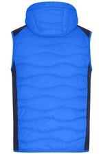 James&Nicholson Hybridweste mit Sorona® Wattierung für Herren, Black/Black S, JN1328 – Bild 3