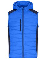James&Nicholson Hybridweste mit Sorona® Wattierung für Herren, Black/Black S, JN1328 – Bleu/Marine