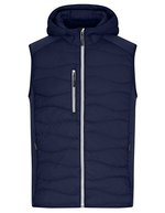 James&Nicholson Hybridweste mit Sorona® Wattierung für Herren, Black/Black S, JN1328 – Marine/Marine