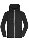 James&Nicholson Hybridjacke mit Sorona®AURA Wattierung für Herren, Blue/Navy M, JN1330 – Bild 2