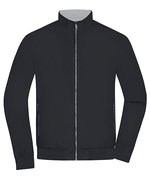 James&Nicholson Wendbarer Blouson aus Polyamid – Black/Silver (Solid)