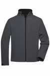 James&Nicholson Softshell Jacket with Microfleece Lining for Men, Aqua S, JN135 – image 3