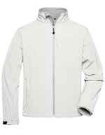 James&Nicholson Softshell-Jacke mit Microfleece-Futter für Herren, Aqua S, JN135 – Off White
