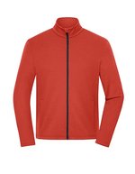 Men´s Sports Structured Fleece Jacket – Spicy Orange