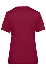 James&Nicholson Bio Workwear T-Shirt mit V-Ausschnitt, Grey Heather M, JN1807 – Bild 4