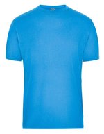 James&Nicholson Men´s Bio Workwear T-Shirt Aqua XS (JN1808), JN1808 – Bild 2