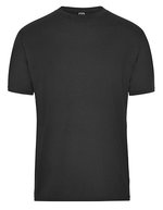 James&Nicholson Men´s Bio Workwear T-Shirt Aqua XS (JN1808), JN1808 – Black
