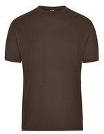 James&Nicholson Men´s Bio Workwear T-Shirt Aqua XS (JN1808), JN1808 – Brown
