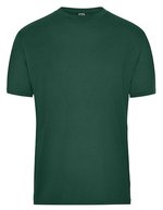James&Nicholson Men´s Bio Workwear T-Shirt Aqua XS (JN1808), JN1808 – Dark Green