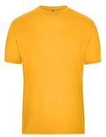 James&Nicholson Men´s Bio Workwear T-Shirt Aqua XS (JN1808), JN1808 – Gold Yellow