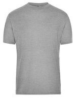 James&Nicholson Men´s Bio Workwear T-Shirt Aqua XS (JN1808), JN1808 – Grey Heather