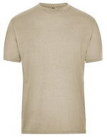 James&Nicholson Men´s Bio Workwear T-Shirt Aqua XS (JN1808), JN1808 – Stone