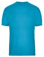 James&Nicholson Men´s Bio Workwear T-Shirt Aqua XS (JN1808), JN1808 – Turquoise