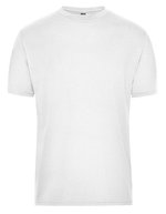 James&Nicholson Men´s Bio Workwear T-Shirt Aqua XS (JN1808), JN1808 – White