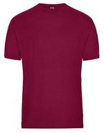 James&Nicholson Men´s Bio Workwear T-Shirt Aqua XS (JN1808), JN1808 – Wine