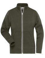 James&Nicholson Doppeljacke Slim-Fit Fleece für Damen, Black XS, JN1809 – Oliva