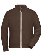 James&Nicholson Doubleface Arbeitsjacke mit Fleece für Herren, Black XS, JN1810 – Marron