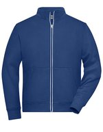James&Nicholson Doubleface Arbeitsjacke mit Fleece für Herren, Black XS, JN1810 – Fonce Royal