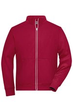 James&Nicholson Doubleface Arbeitsjacke mit Fleece für Herren, Black XS, JN1810 – Bild 3