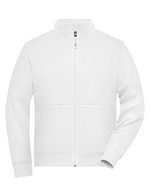James&Nicholson Doubleface Arbeitsjacke mit Fleece für Herren, Black XS, JN1810 – Blanc