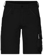 Workwear Stretch-Bermuda Slim Line – Black/Black