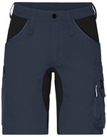 Workwear Stretch-Bermuda Slim Line – Carbon/Black
