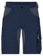 Workwear Stretch-Bermuda Slim Line – Navy/Carbon