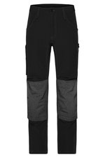 James&Nicholson Workwear Hose 4-Way Stretch Slim, Black 25, JN1813 – Bild 1