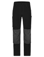 James&Nicholson Workwear Hose 4-Way Stretch Slim, Black 25, JN1813 – Bild 2