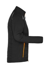 James&Nicholson Hybrid Jacke mit Softshell-Einsätzen für Damen, Black/Black XS, JN1819 – Bild 6