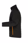 James&Nicholson Hybridjacke mit BIONIC-FINISH®ECO für Herren, Black/Black XS, JN1820 – Bild 5